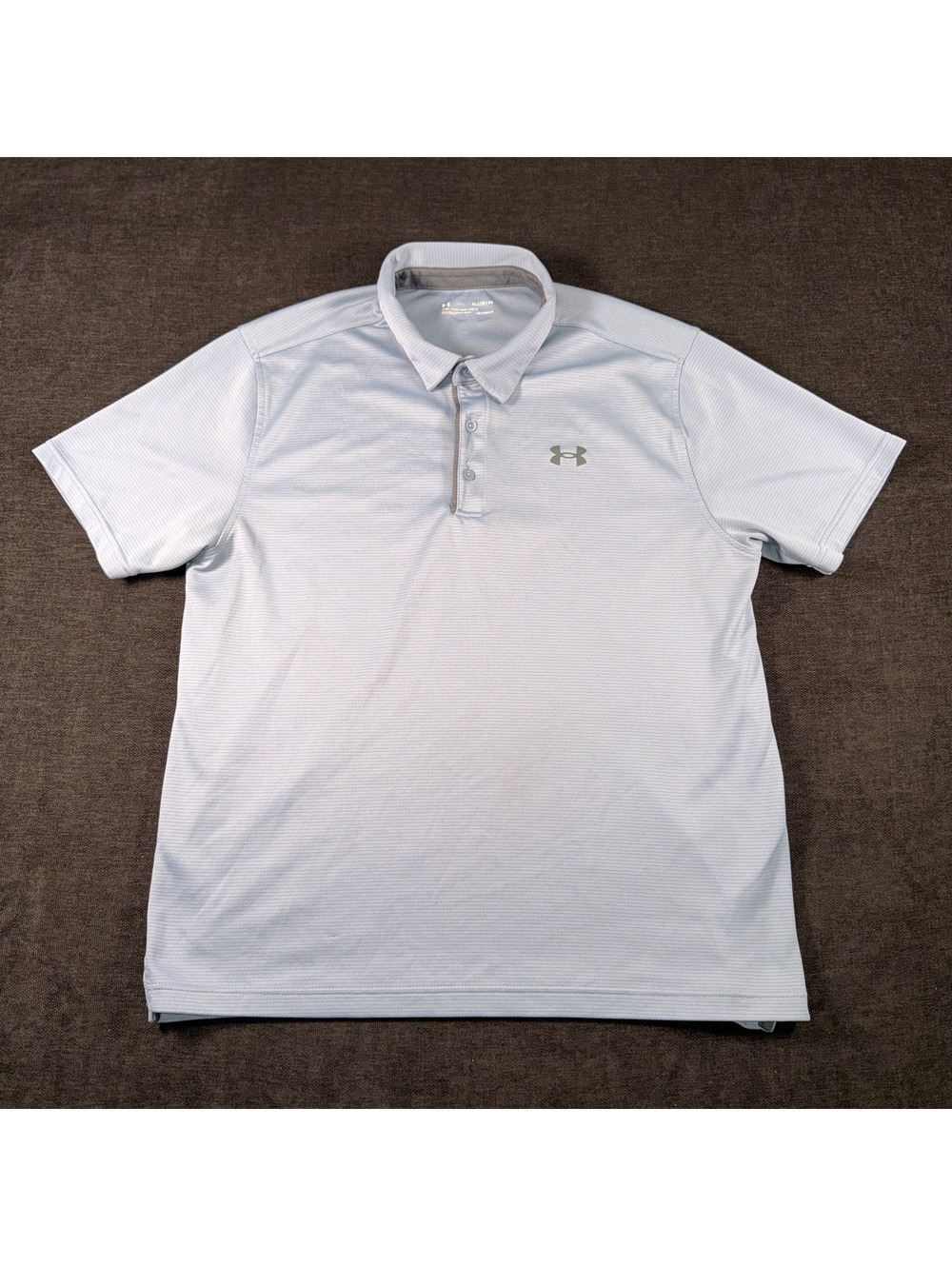 Under Armour Men's Light Blue HeatGear Loose Fit Polo Shirt XL
